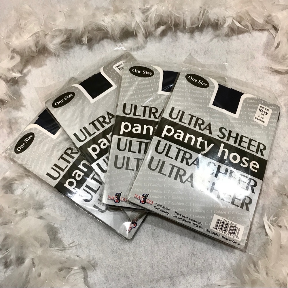 Navy Blue Pantyhose Bundle